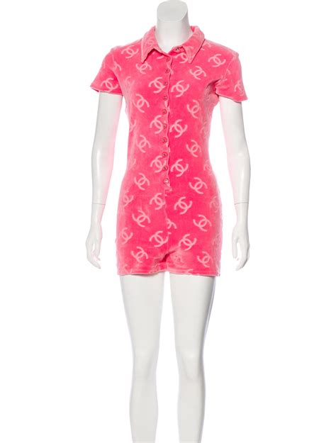 chanel pink romper|Chanel jumpsuits for women.